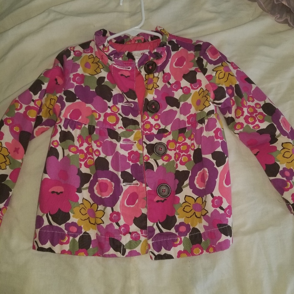 Genuine kids floral jacket